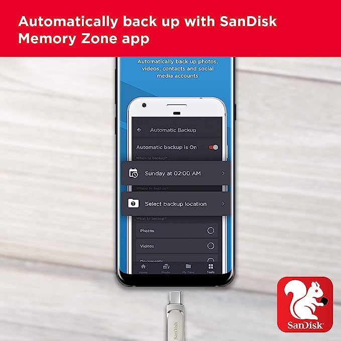 SanDisk Ultra Dual Drive Luxe USB Type C Flash Drive (Silver, 128 GB, 5Y - SDDDC4-128G-I35) SanDisk Ultra Dual Drive Luxe USB Type C Flash Drive (Silver, 128 GB, 5Y - SDDDC4-128G-I35)